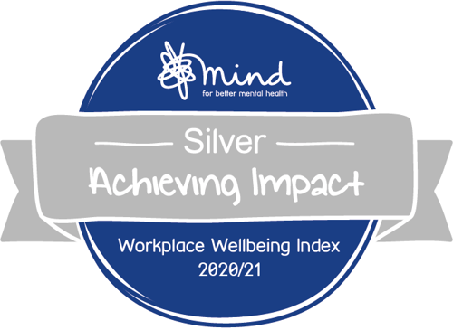 RED is proud to have achieved a Silver Award at Mind’s Workplace Wellbeing Awards