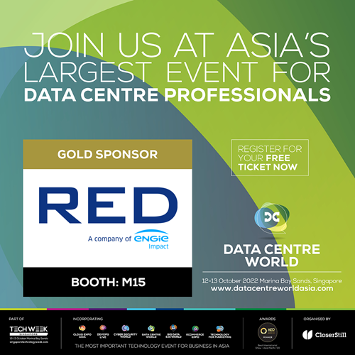 RED Announces Gold Sponsorship at Data Centre World, Singapore