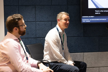 Iain MacDougall and Alex Doey at RED Talks