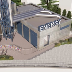 Barking Energy Centre Landscape Aerial